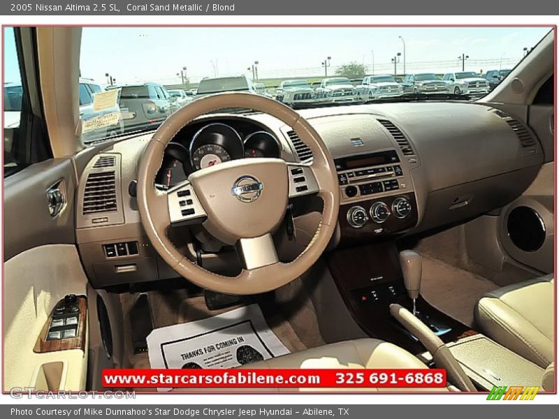 Coral Sand Metallic / Blond 2005 Nissan Altima 2.5 SL