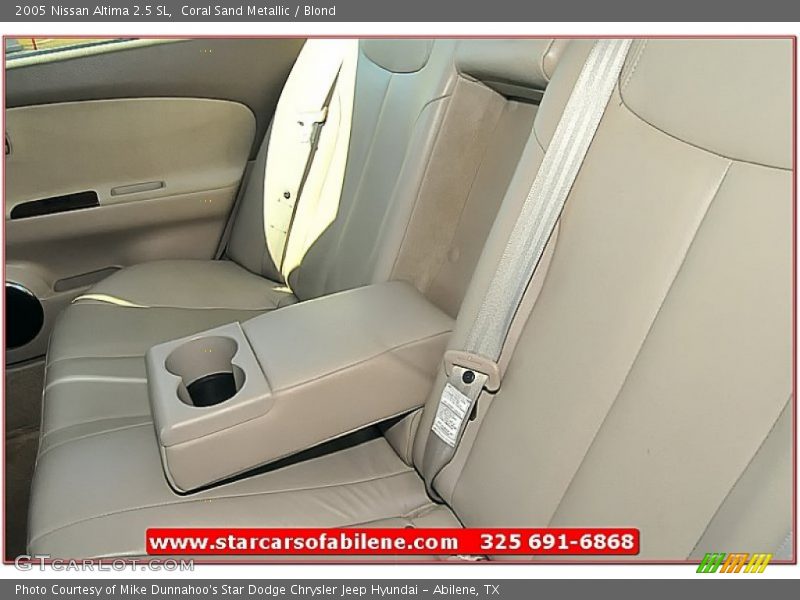 Coral Sand Metallic / Blond 2005 Nissan Altima 2.5 SL