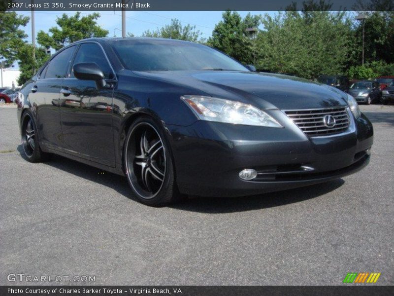 Smokey Granite Mica / Black 2007 Lexus ES 350