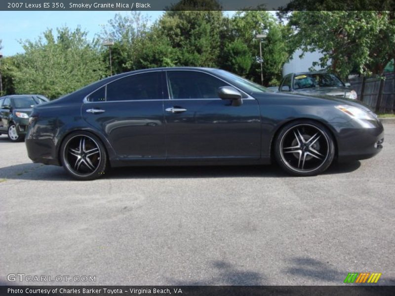 Smokey Granite Mica / Black 2007 Lexus ES 350