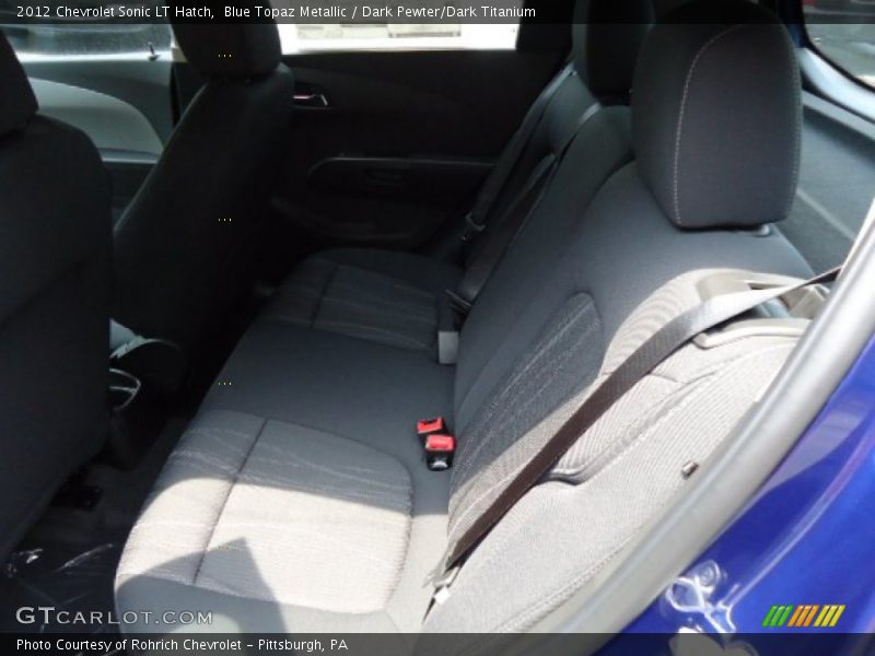 Blue Topaz Metallic / Dark Pewter/Dark Titanium 2012 Chevrolet Sonic LT Hatch