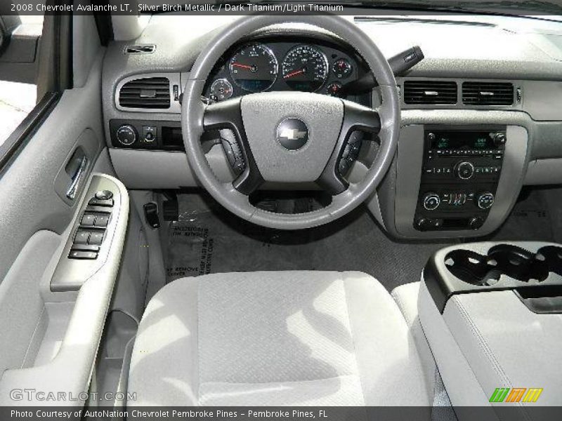 Silver Birch Metallic / Dark Titanium/Light Titanium 2008 Chevrolet Avalanche LT