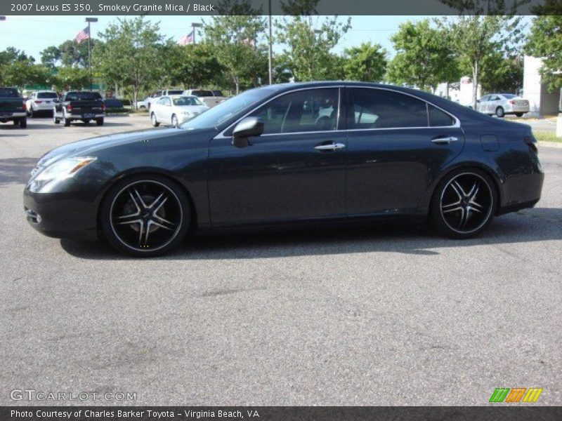 Smokey Granite Mica / Black 2007 Lexus ES 350