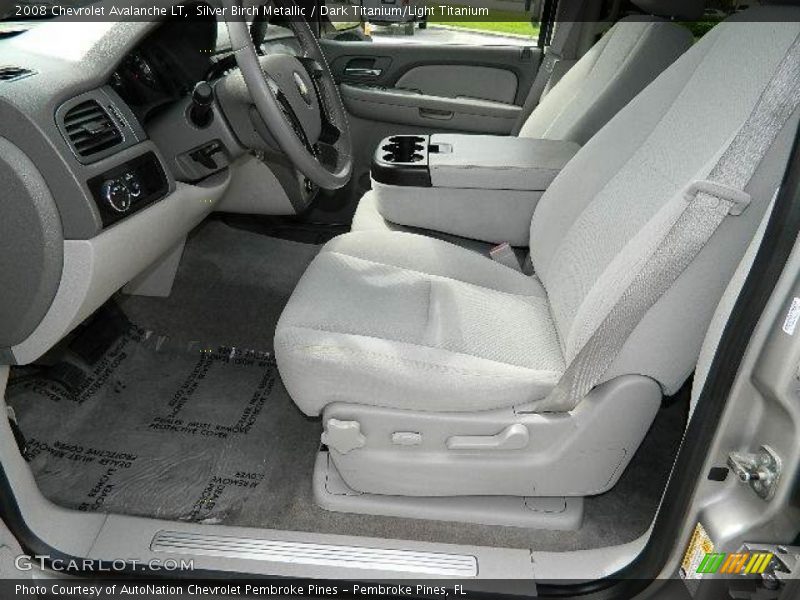 Silver Birch Metallic / Dark Titanium/Light Titanium 2008 Chevrolet Avalanche LT