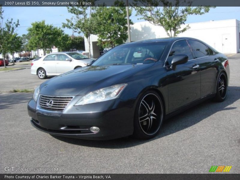 Smokey Granite Mica / Black 2007 Lexus ES 350