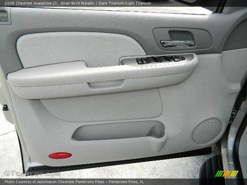 Silver Birch Metallic / Dark Titanium/Light Titanium 2008 Chevrolet Avalanche LT