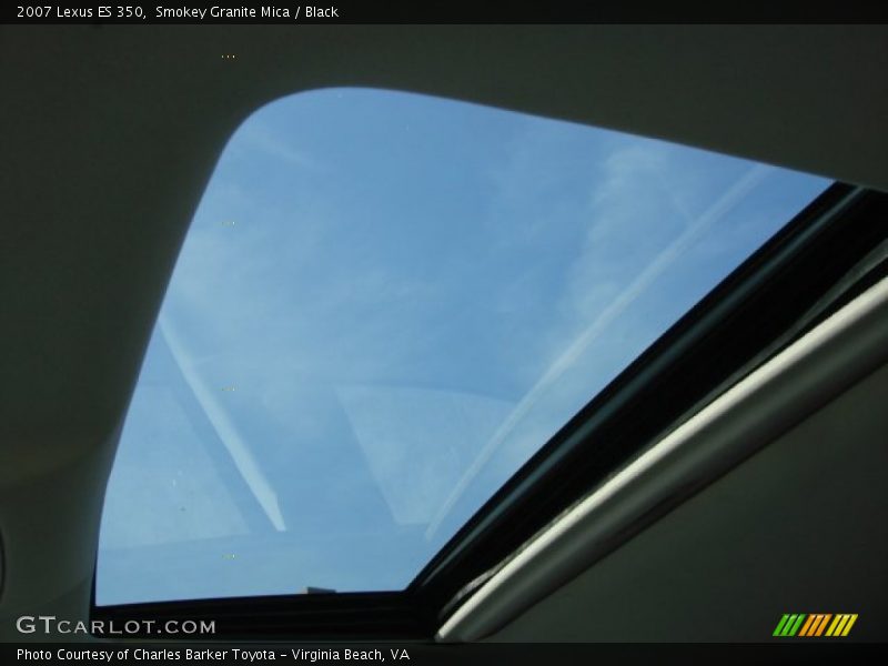 Smokey Granite Mica / Black 2007 Lexus ES 350