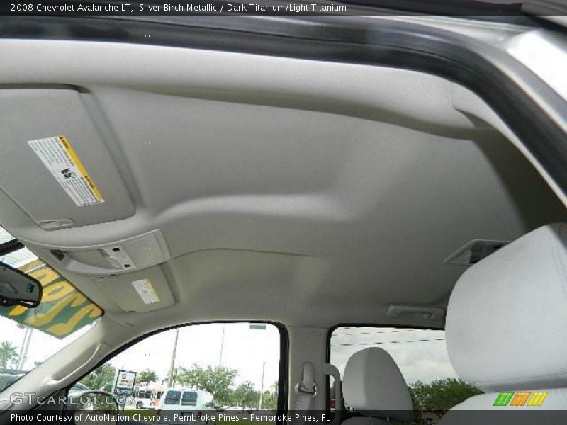 Silver Birch Metallic / Dark Titanium/Light Titanium 2008 Chevrolet Avalanche LT