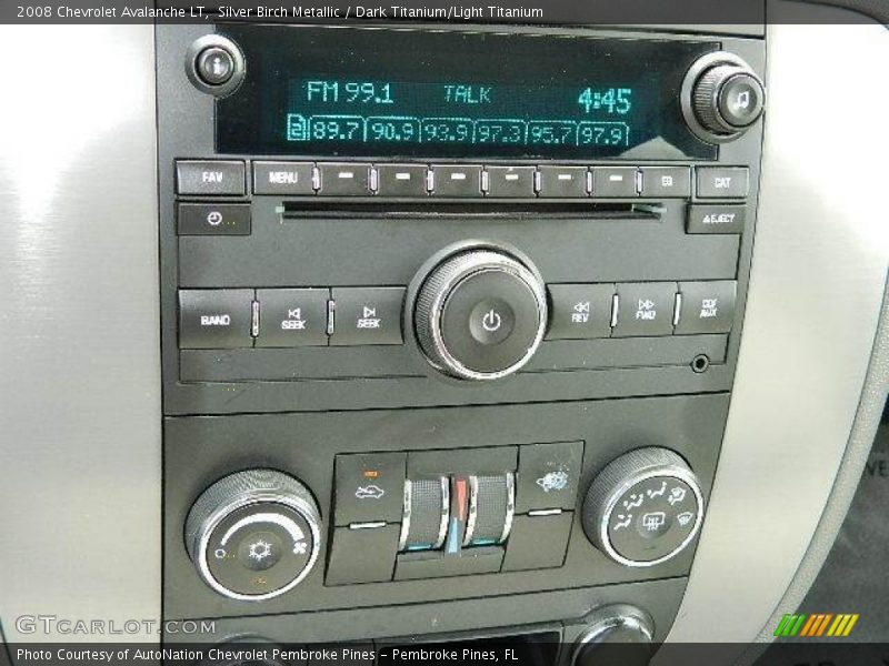 Silver Birch Metallic / Dark Titanium/Light Titanium 2008 Chevrolet Avalanche LT