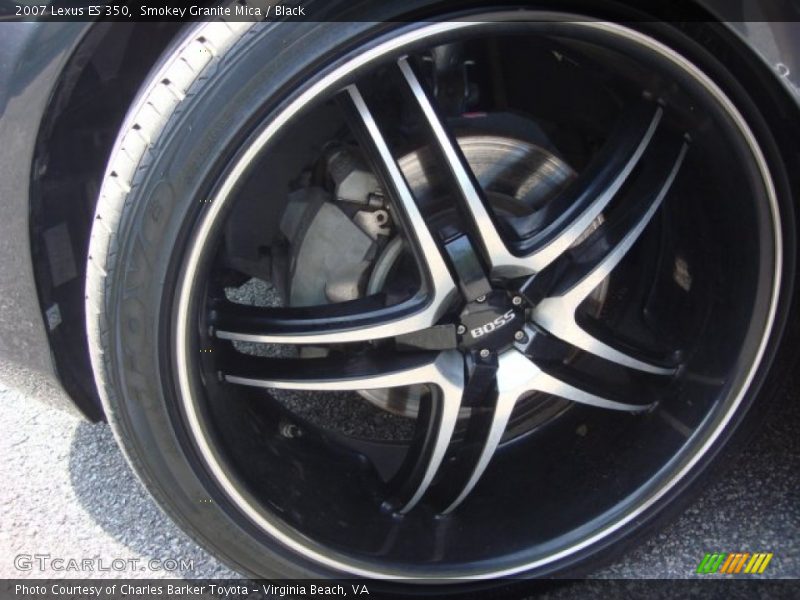 Smokey Granite Mica / Black 2007 Lexus ES 350
