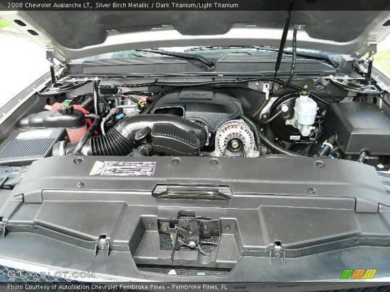 Silver Birch Metallic / Dark Titanium/Light Titanium 2008 Chevrolet Avalanche LT