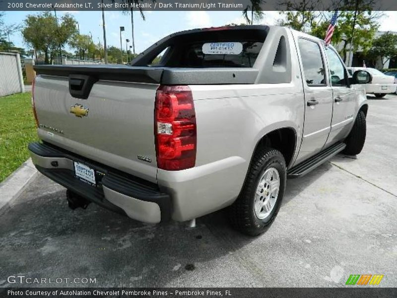Silver Birch Metallic / Dark Titanium/Light Titanium 2008 Chevrolet Avalanche LT