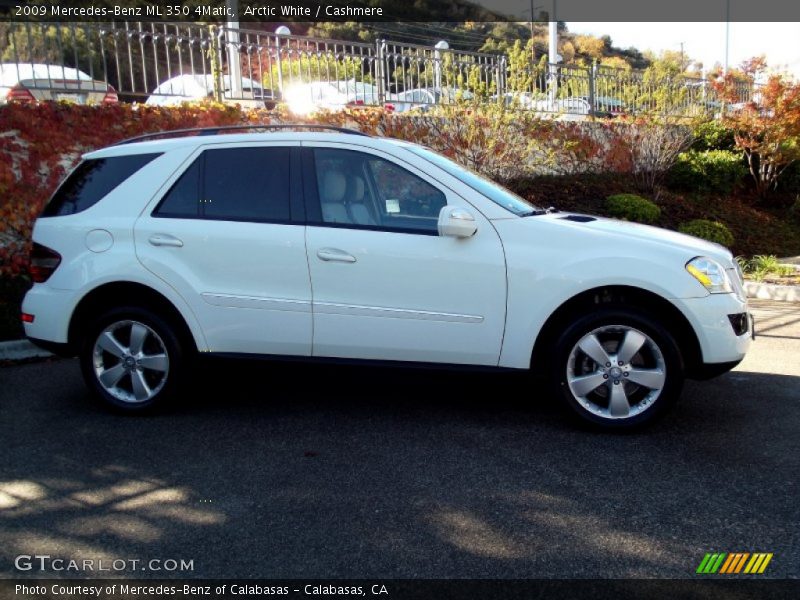 Arctic White / Cashmere 2009 Mercedes-Benz ML 350 4Matic