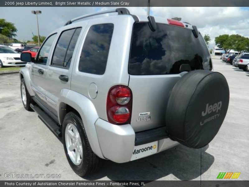 Bright Silver Metallic / Medium Slate Gray 2006 Jeep Liberty Limited