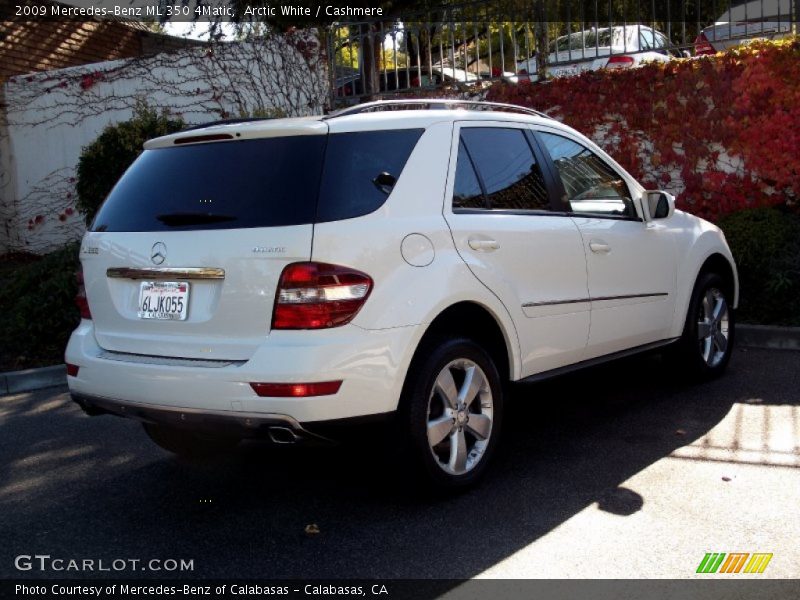 Arctic White / Cashmere 2009 Mercedes-Benz ML 350 4Matic