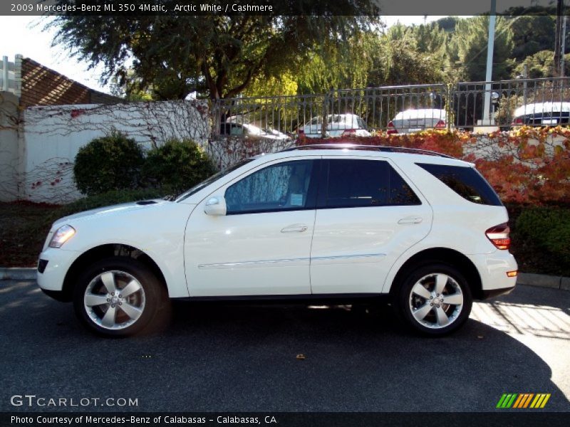 Arctic White / Cashmere 2009 Mercedes-Benz ML 350 4Matic