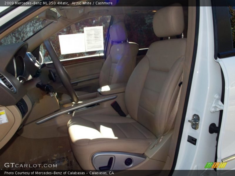 Arctic White / Cashmere 2009 Mercedes-Benz ML 350 4Matic