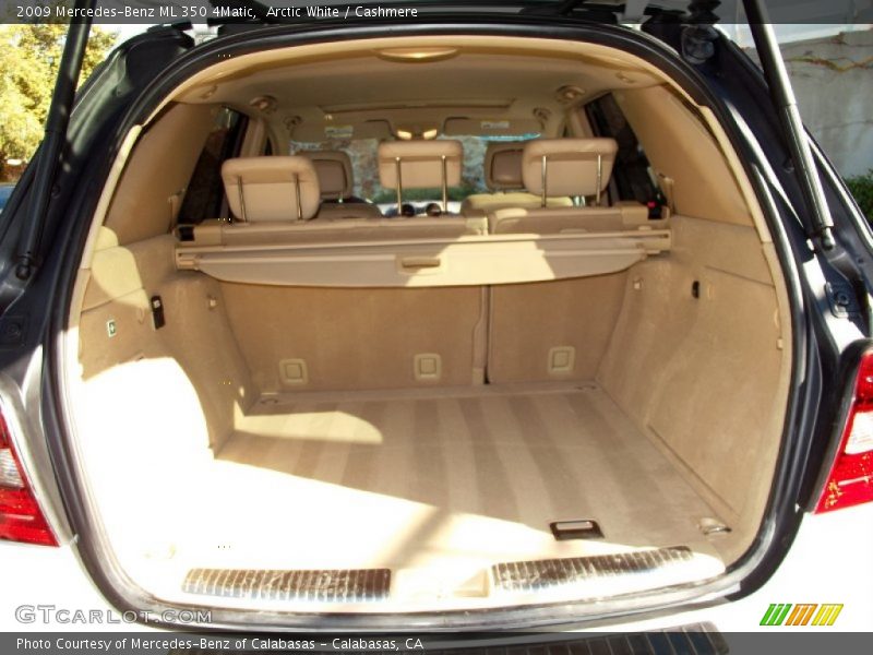 Arctic White / Cashmere 2009 Mercedes-Benz ML 350 4Matic