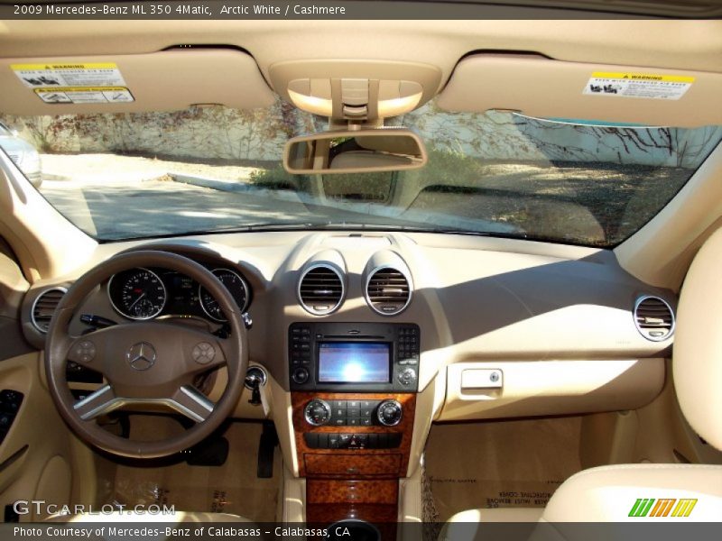 Arctic White / Cashmere 2009 Mercedes-Benz ML 350 4Matic