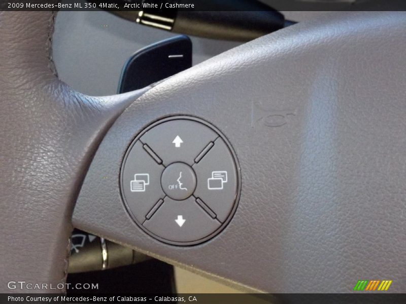 Arctic White / Cashmere 2009 Mercedes-Benz ML 350 4Matic
