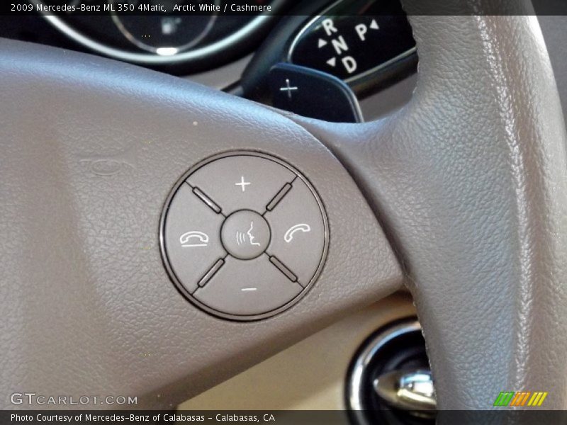 Arctic White / Cashmere 2009 Mercedes-Benz ML 350 4Matic