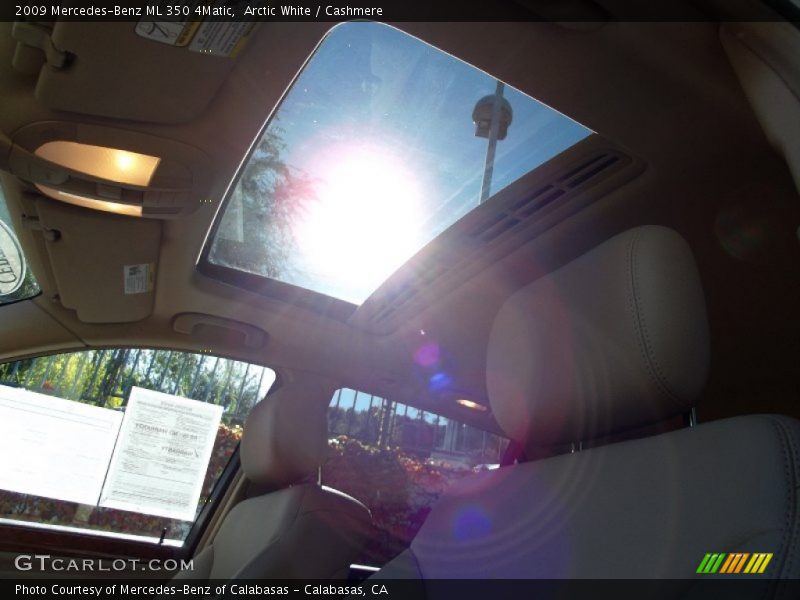 Arctic White / Cashmere 2009 Mercedes-Benz ML 350 4Matic