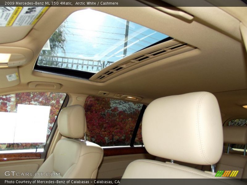 Arctic White / Cashmere 2009 Mercedes-Benz ML 350 4Matic