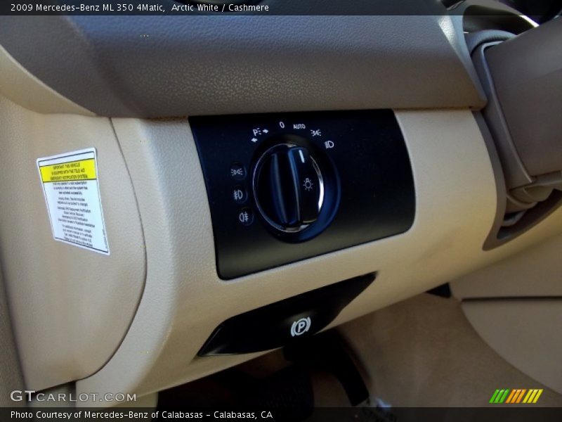 Arctic White / Cashmere 2009 Mercedes-Benz ML 350 4Matic