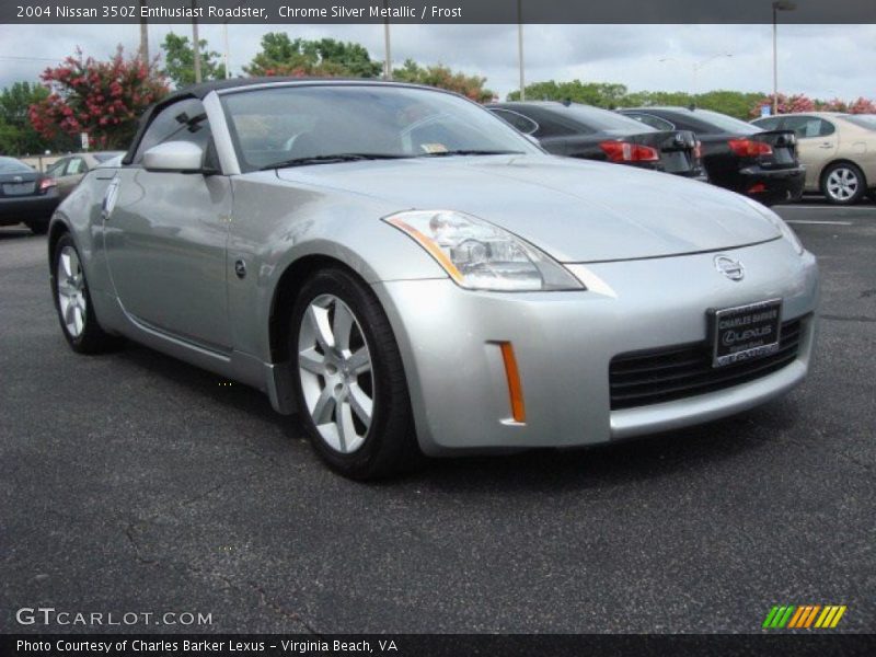 Chrome Silver Metallic / Frost 2004 Nissan 350Z Enthusiast Roadster