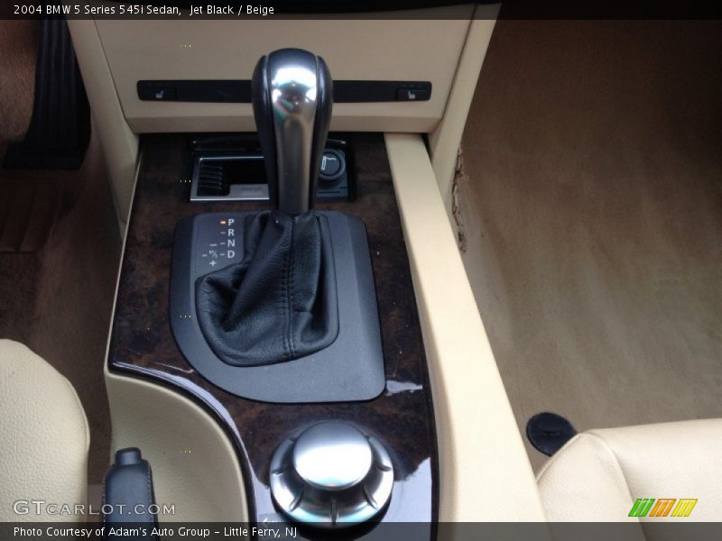 Jet Black / Beige 2004 BMW 5 Series 545i Sedan