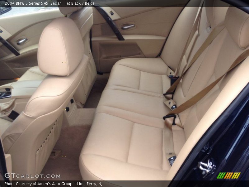Jet Black / Beige 2004 BMW 5 Series 545i Sedan