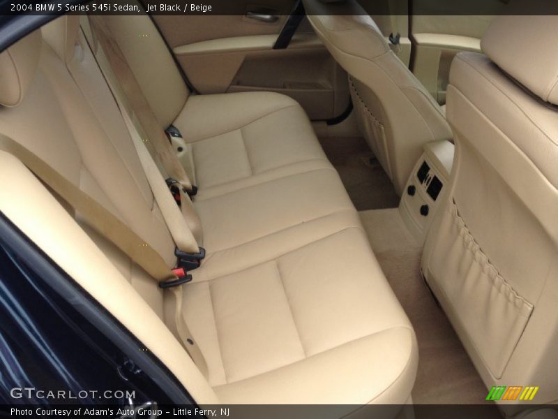 Jet Black / Beige 2004 BMW 5 Series 545i Sedan