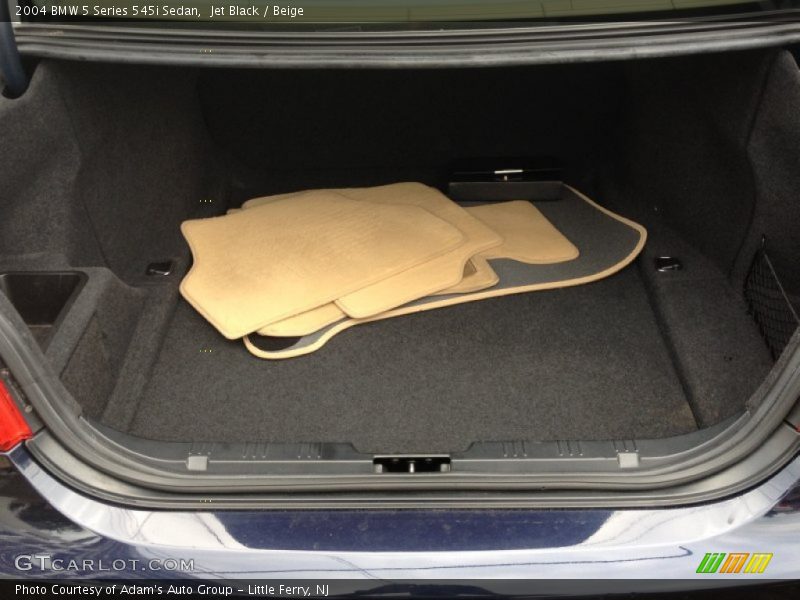 Jet Black / Beige 2004 BMW 5 Series 545i Sedan