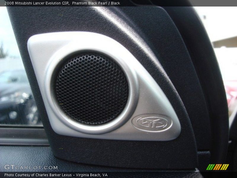 Phantom Black Pearl / Black 2008 Mitsubishi Lancer Evolution GSR