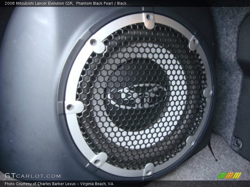 Phantom Black Pearl / Black 2008 Mitsubishi Lancer Evolution GSR