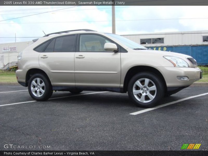 Savannah Beige Metallic / Ivory 2005 Lexus RX 330 AWD Thundercloud Edition