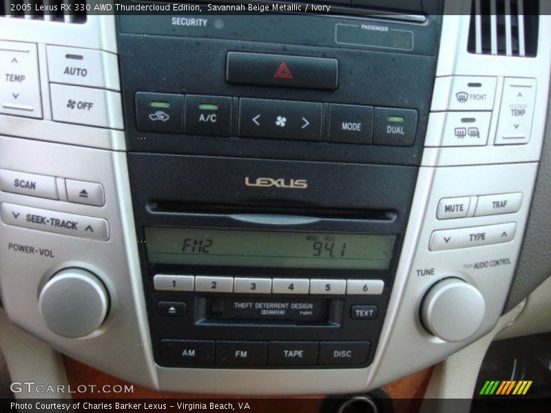 Savannah Beige Metallic / Ivory 2005 Lexus RX 330 AWD Thundercloud Edition