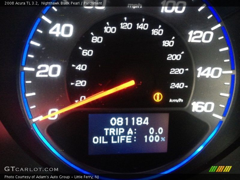 Nighthawk Black Pearl / Parchment 2008 Acura TL 3.2