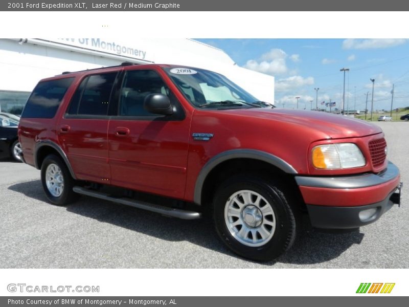 Laser Red / Medium Graphite 2001 Ford Expedition XLT