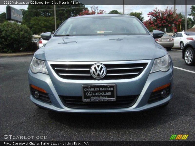 Iron Grey Metallic / Black 2010 Volkswagen CC Sport