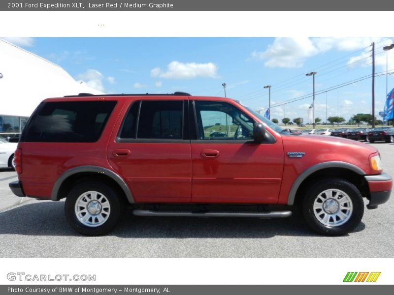 Laser Red / Medium Graphite 2001 Ford Expedition XLT