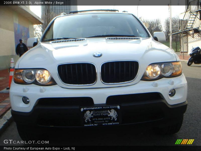 Alpine White / Beige 2006 BMW X5 3.0i