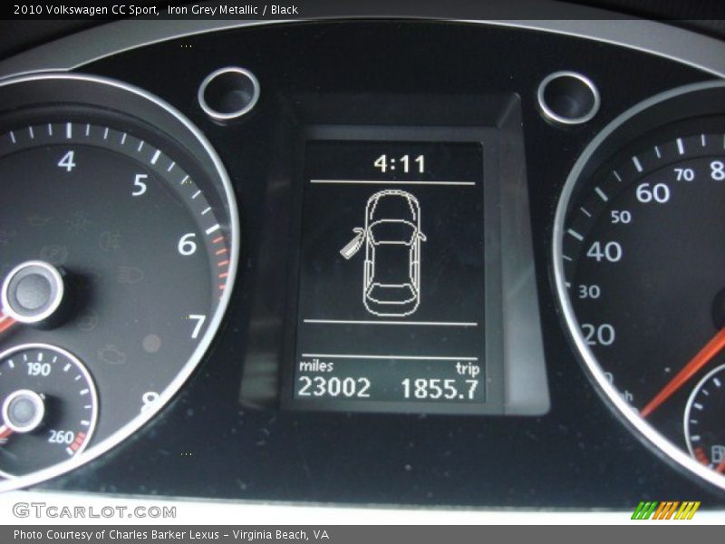 Iron Grey Metallic / Black 2010 Volkswagen CC Sport