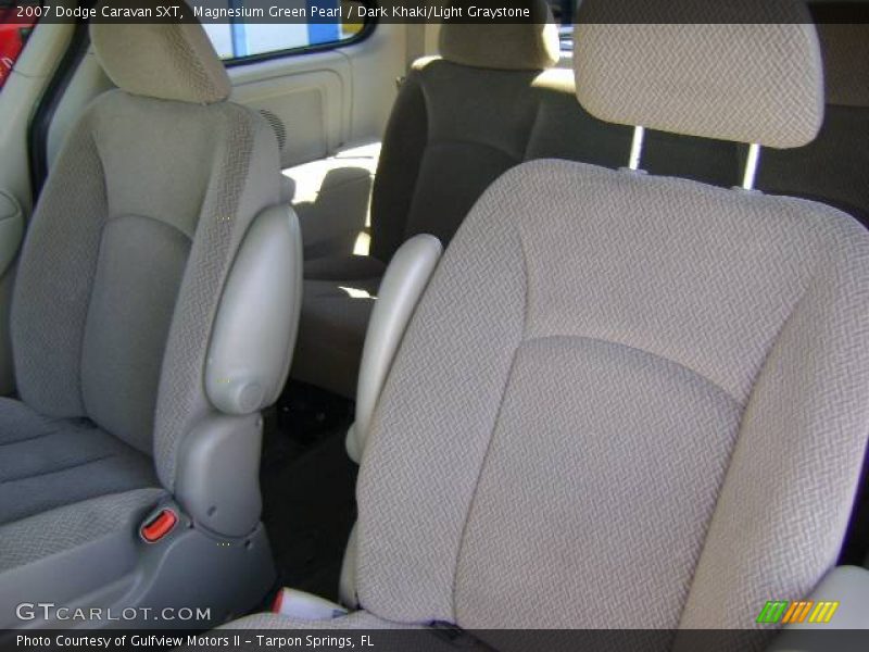 Magnesium Green Pearl / Dark Khaki/Light Graystone 2007 Dodge Caravan SXT