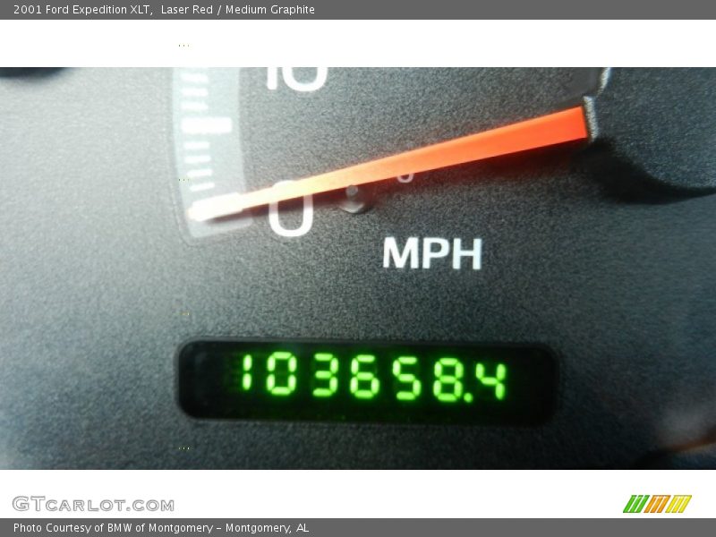 Laser Red / Medium Graphite 2001 Ford Expedition XLT