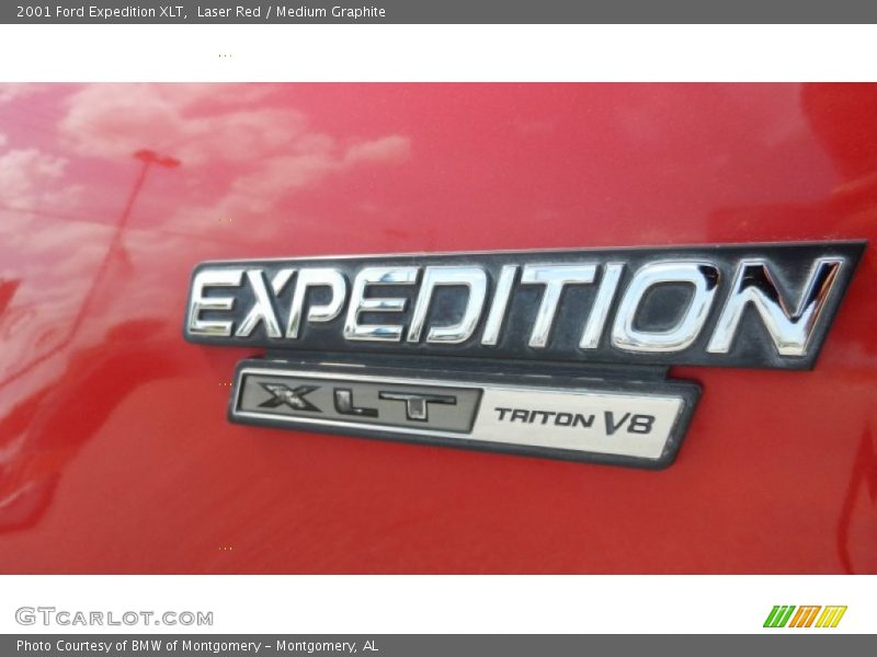 Laser Red / Medium Graphite 2001 Ford Expedition XLT