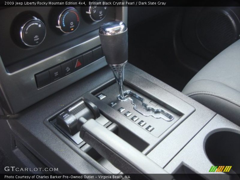 Brilliant Black Crystal Pearl / Dark Slate Gray 2009 Jeep Liberty Rocky Mountain Edition 4x4