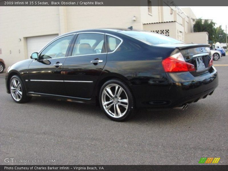 Black Obsidian / Graphite Black 2009 Infiniti M 35 S Sedan
