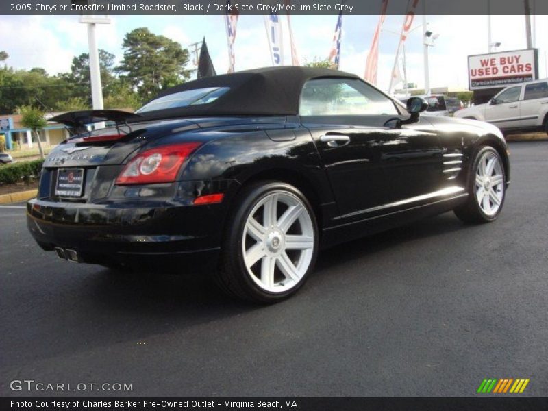 Black / Dark Slate Grey/Medium Slate Grey 2005 Chrysler Crossfire Limited Roadster