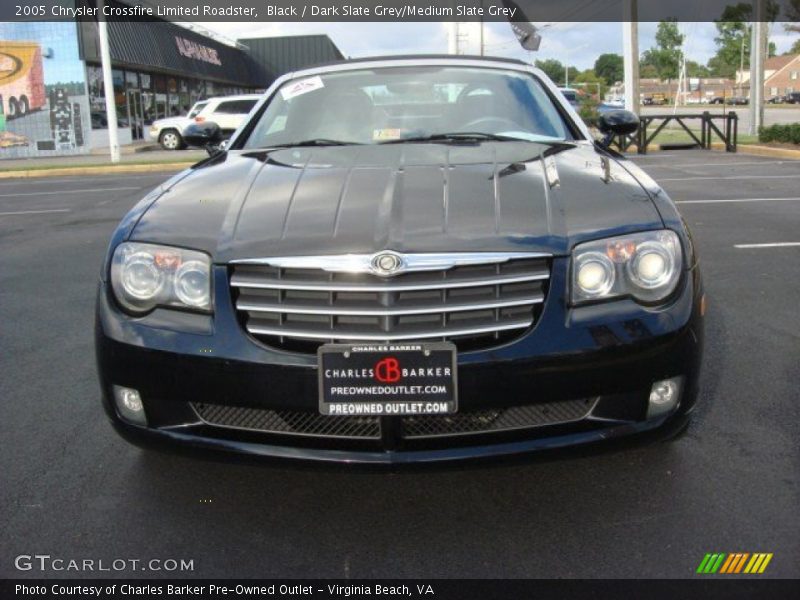 Black / Dark Slate Grey/Medium Slate Grey 2005 Chrysler Crossfire Limited Roadster